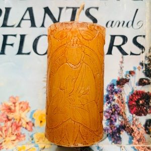 Lotus & Buddha Carved Mediation Candle